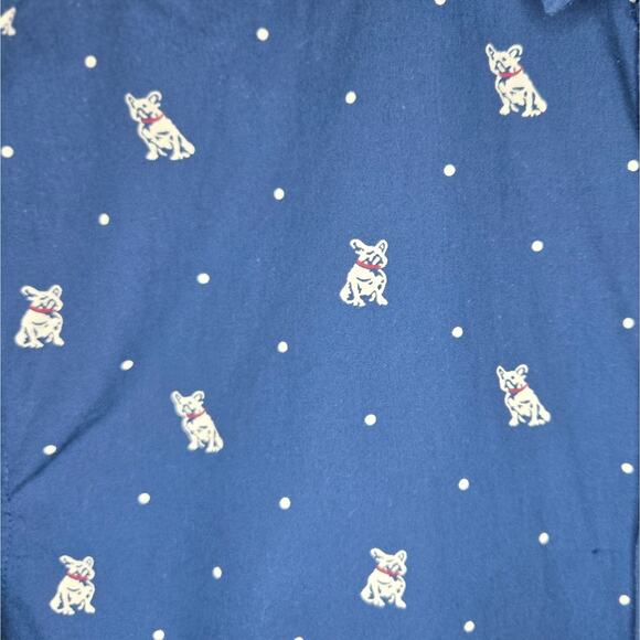 Cactusman Button-Down w Bulldog Pattern Slim Fit Large [0019] - Picture 5 of 9